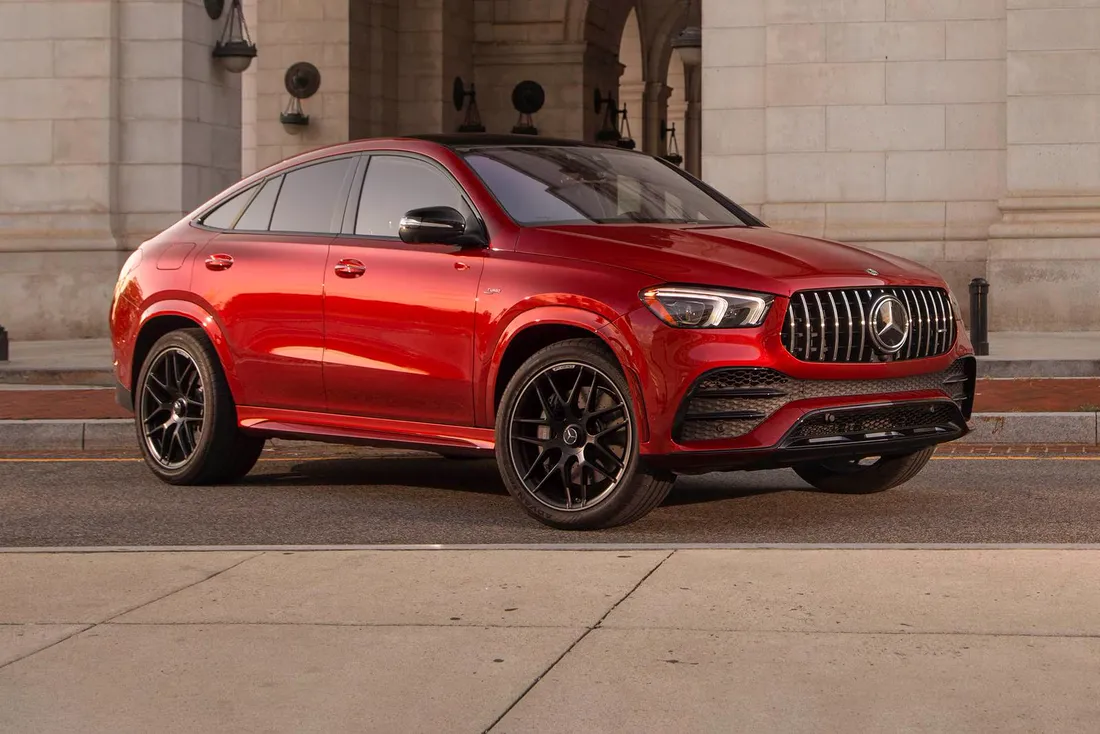 Red Mercedes-Benz GLE Coupe