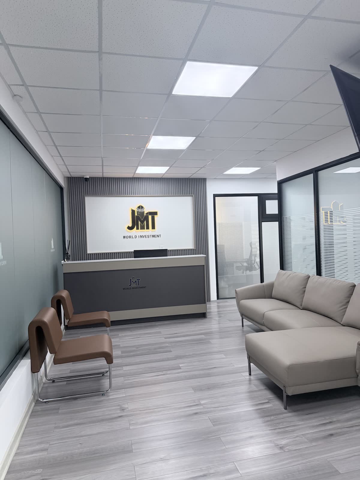 Reception and waiting lounge